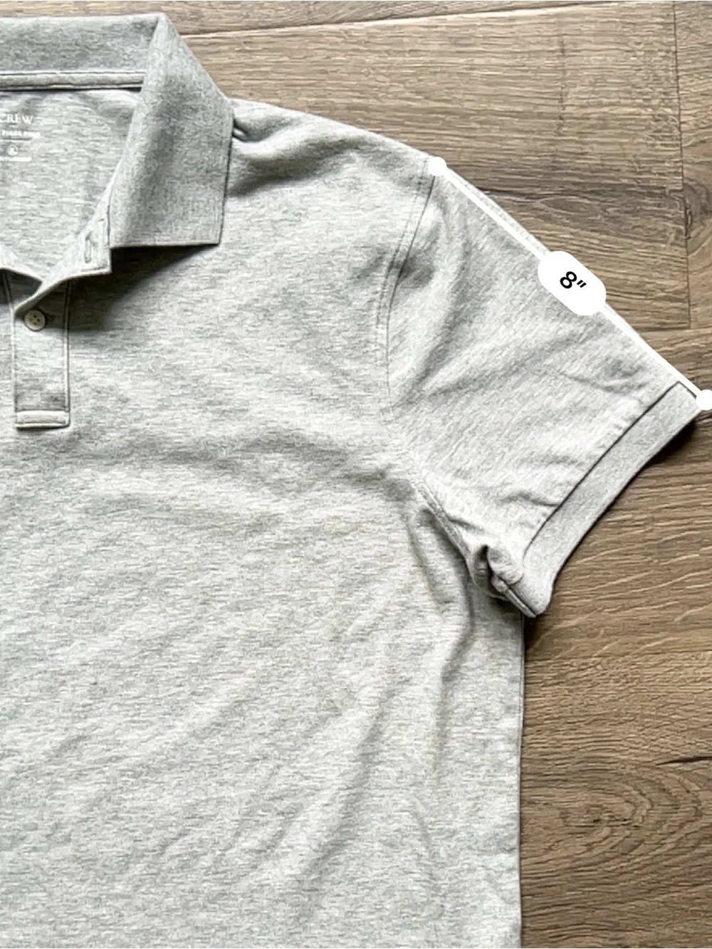 J. Crew Light Gray Men's Polo Shirt